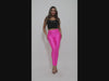Highwaisted shiny nylon leggings