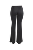 Back view of black pants showing streamlined fit and comfortable drape